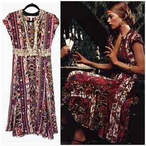 Vintage DVF Sequin Silk Svetlana Dress